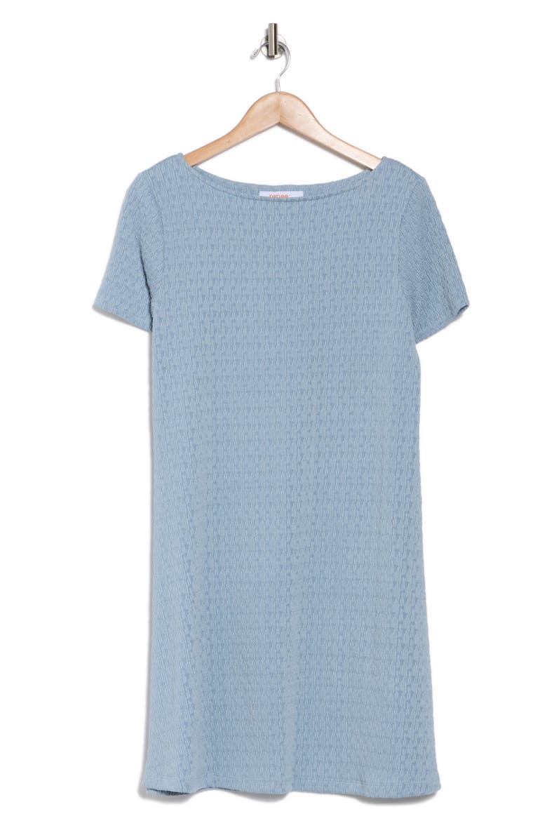Short Sleeve Swing Dress, Alternate, color, BLUE