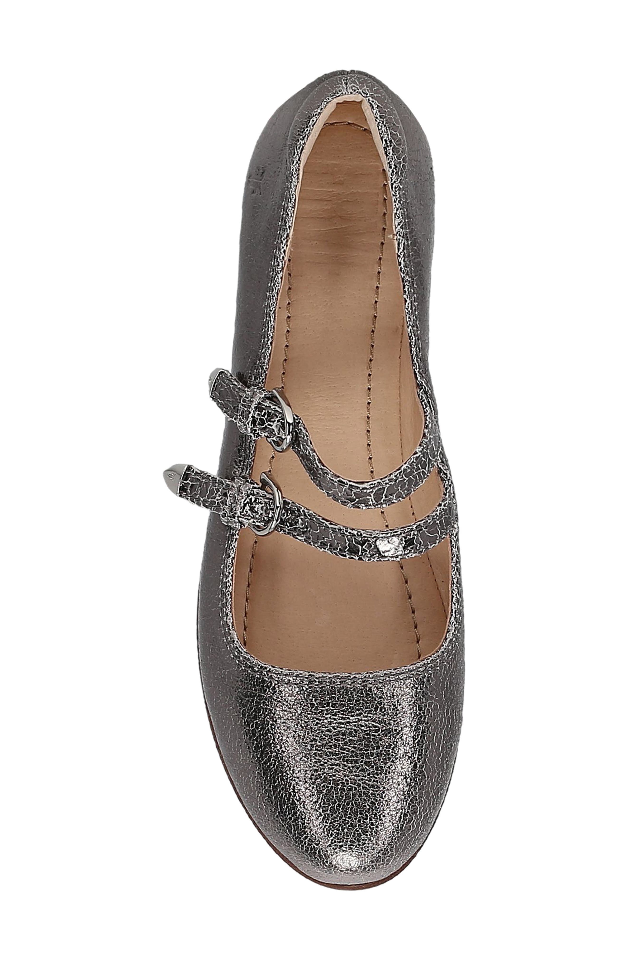 Frye Carson Mary Jane Flat, Alternate, color, Gunmetal