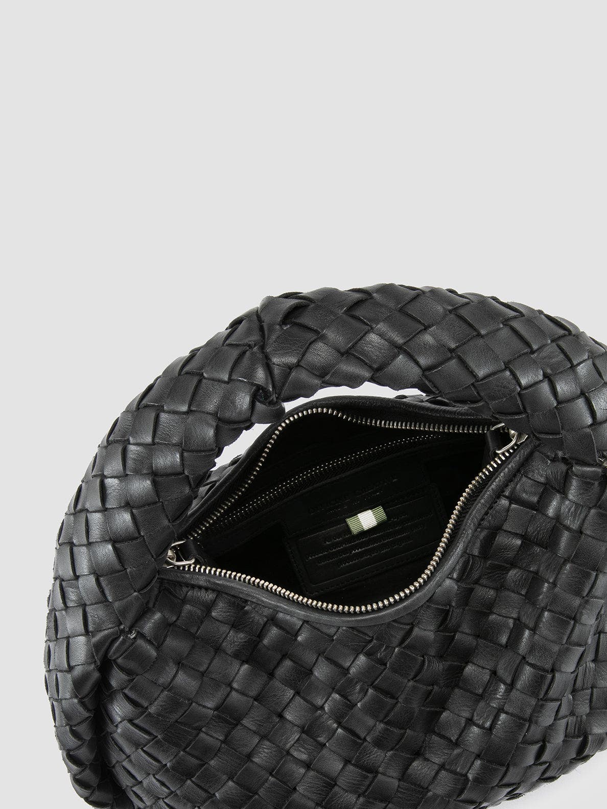 Officine Creative Bolina 144 Structured Shoulder Bag, Alternate, color, Black
