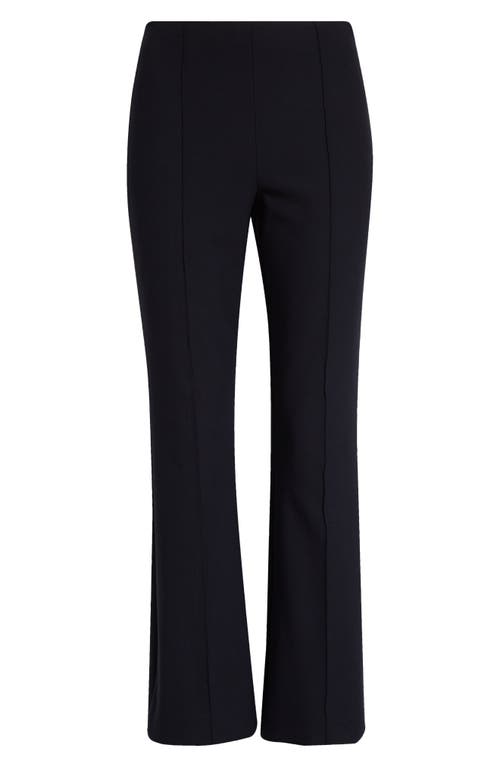 Shop Vince Pintuck Pleat Crop Flare Pants In Coastal Blue