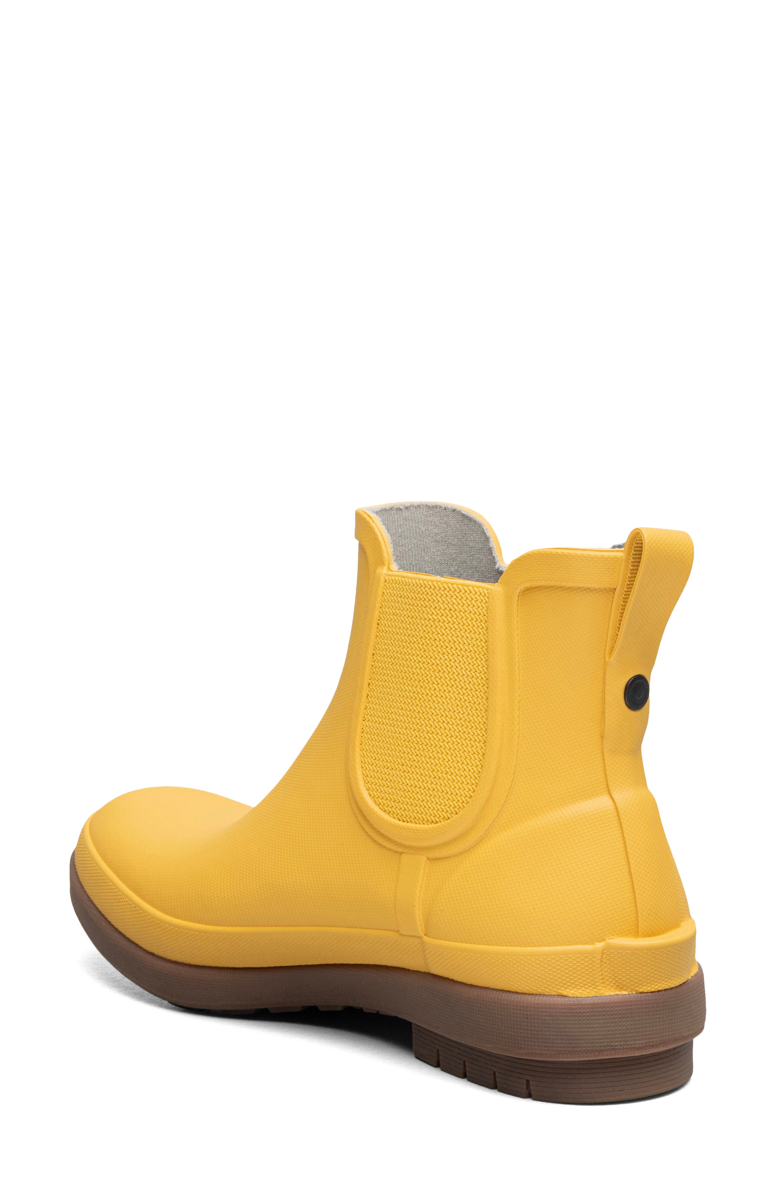 Amanda II Waterproof Insulated Chelsea Rain Boot, Alternate, color, MUSTARD