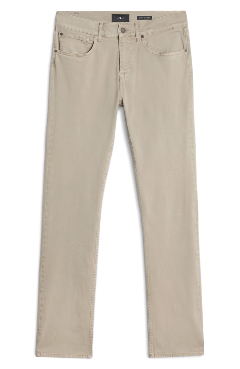 7 For All Mankind Comfort Sateen The Straight Leg Jeans, Alternate, color, Edge