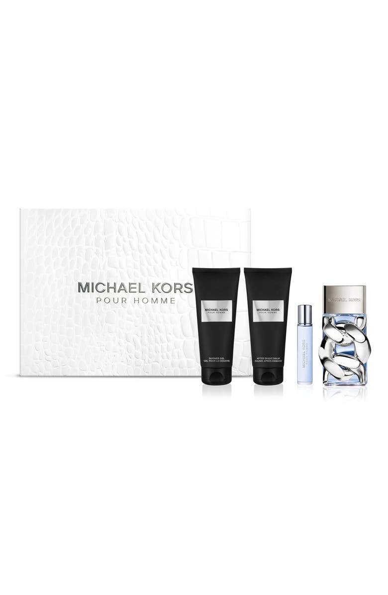 Michael Kors Pour Homme 4-Piece Fragrance Gift Set $210 Value, Main, color, 