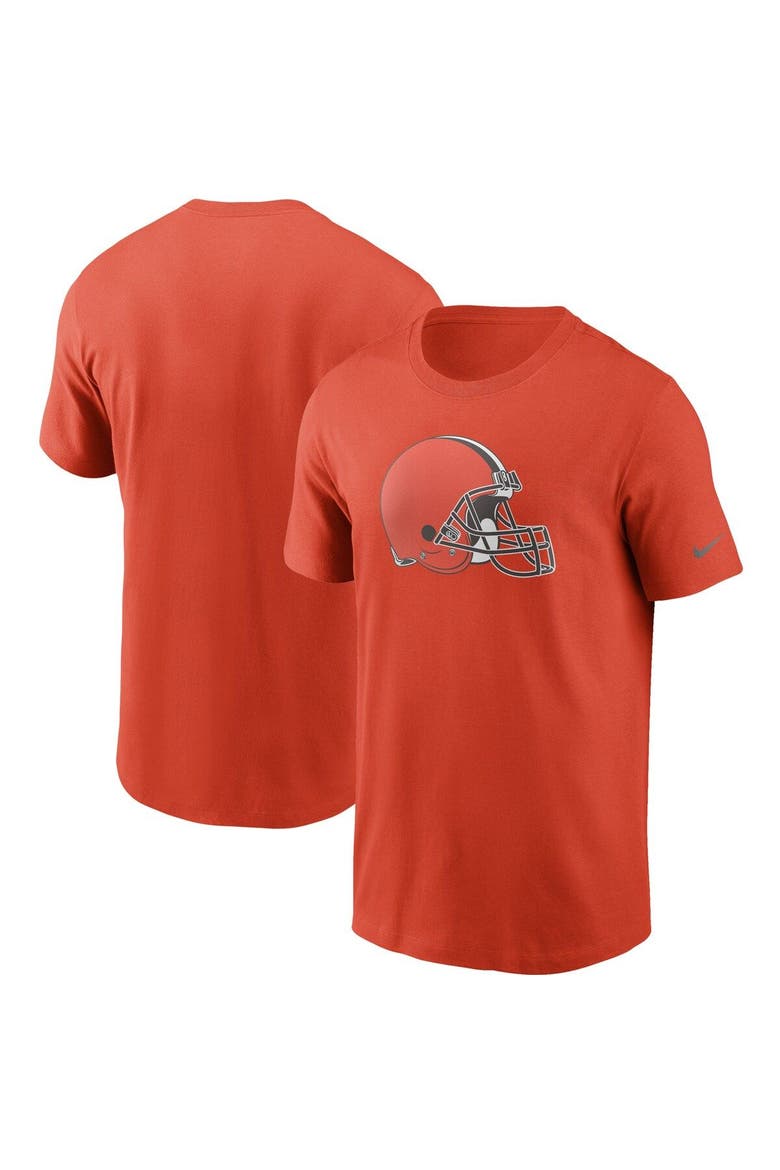 Men's Nike Orange Cleveland Browns Primary Logo T-Shirt, Alternate, color, ORANGE