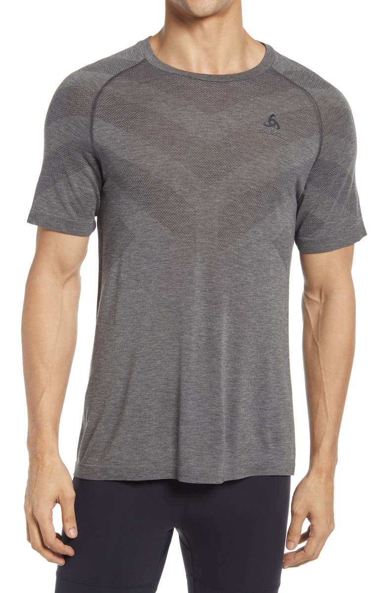 Odlo Men's Natural + Kinship Light Base Layer T-Shirt, Main, color, 
