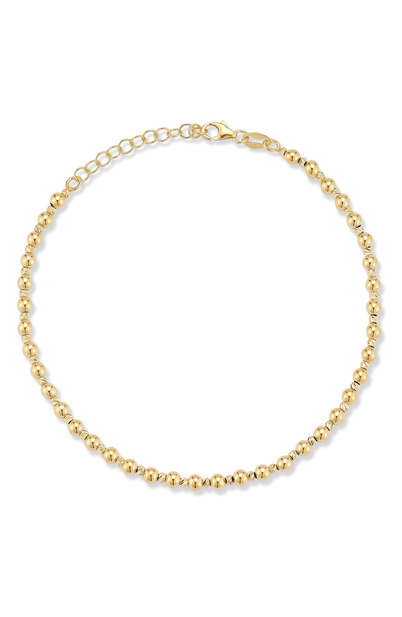 Ember Fine Jewelry 14K Gold Ball Chain Bracelet