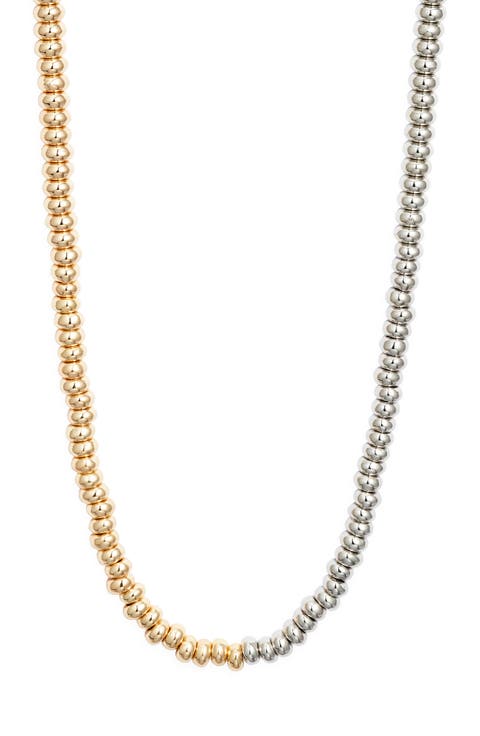 Two-Tone Beaded Necklace