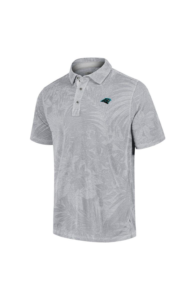 Tommy Bahama Men's Tommy Bahama Gray Carolina Panthers Sport Santiago Paradise Polo, Alternate, color, Gray
