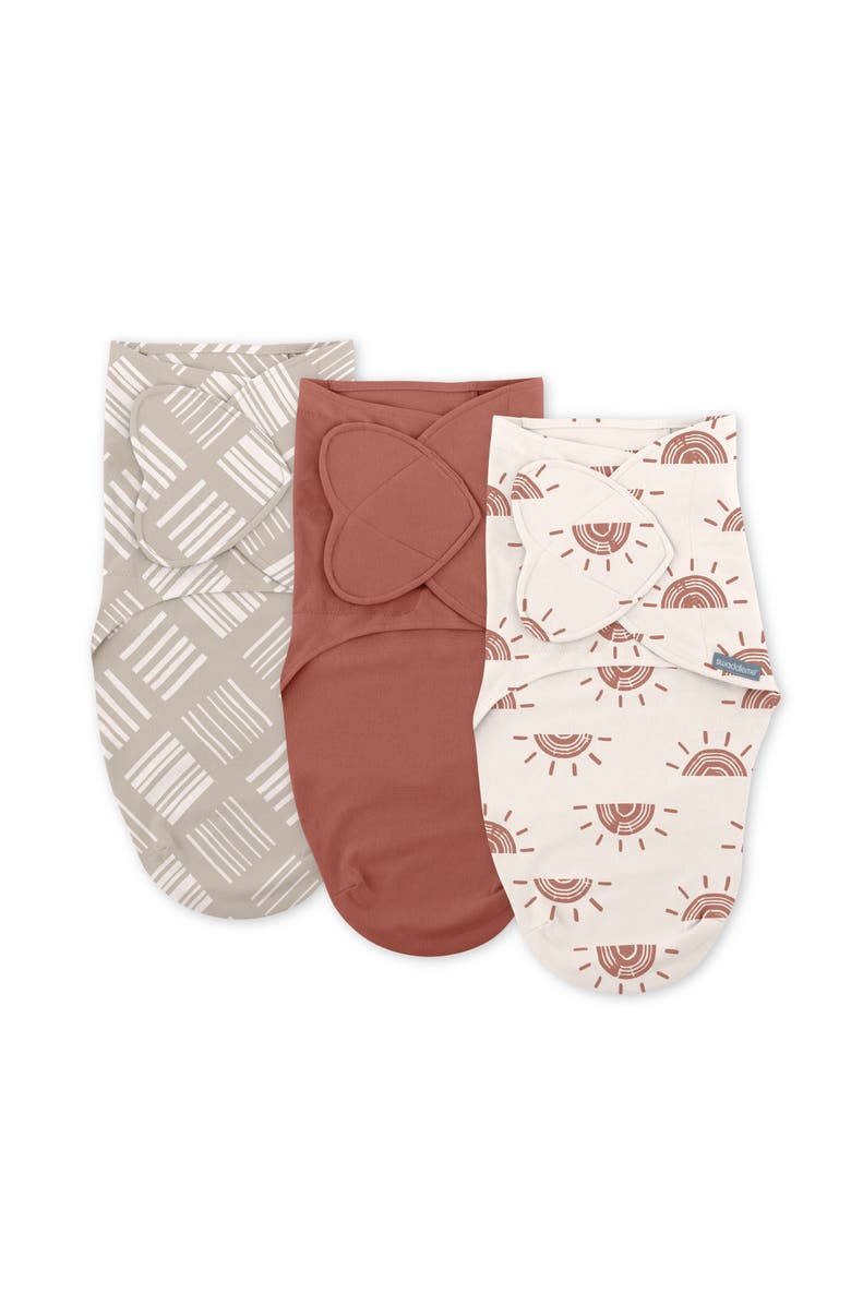 INGENUITY SwaddleMe by Ingenuity Monogram Collection Baby Swaddle, Main, color, Red