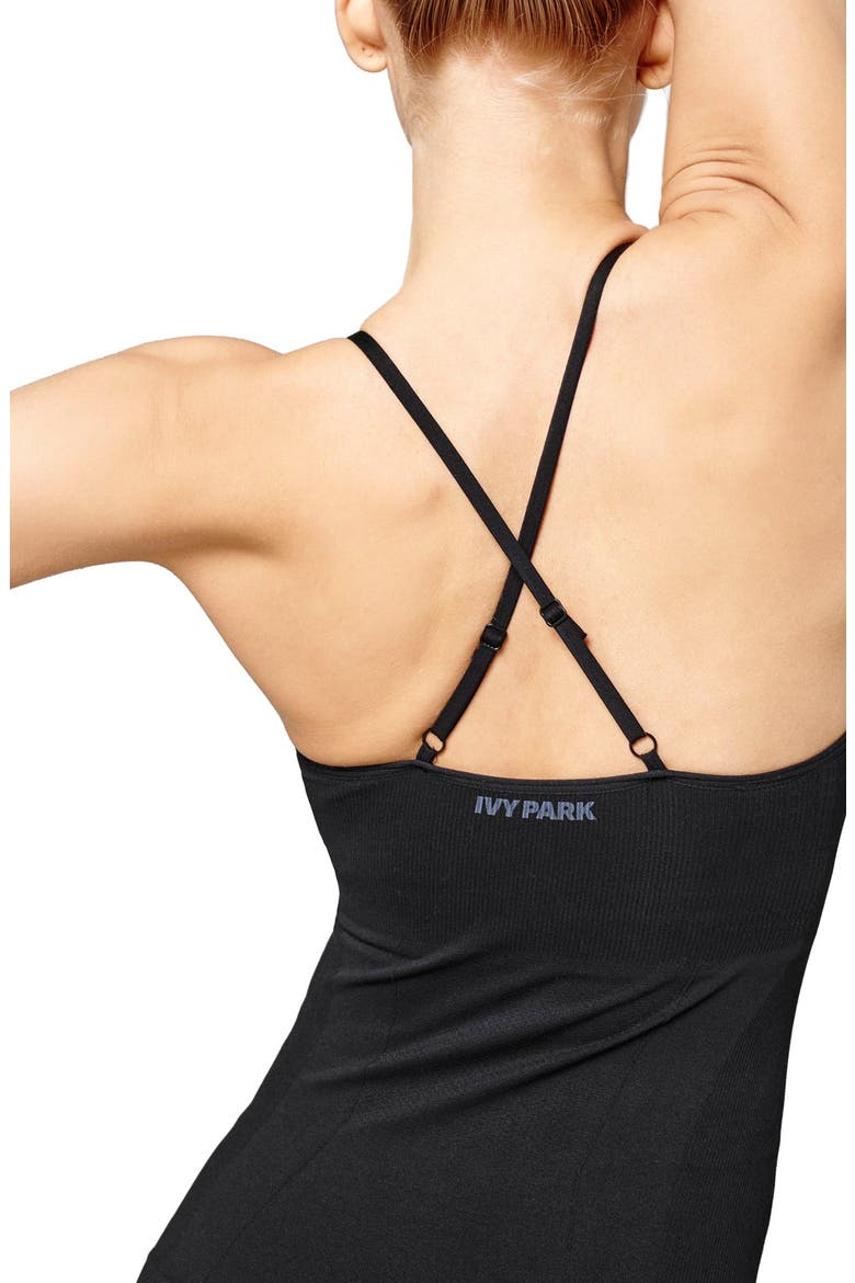 Seamless Strappy Camisole, Alternate, color, BLACK