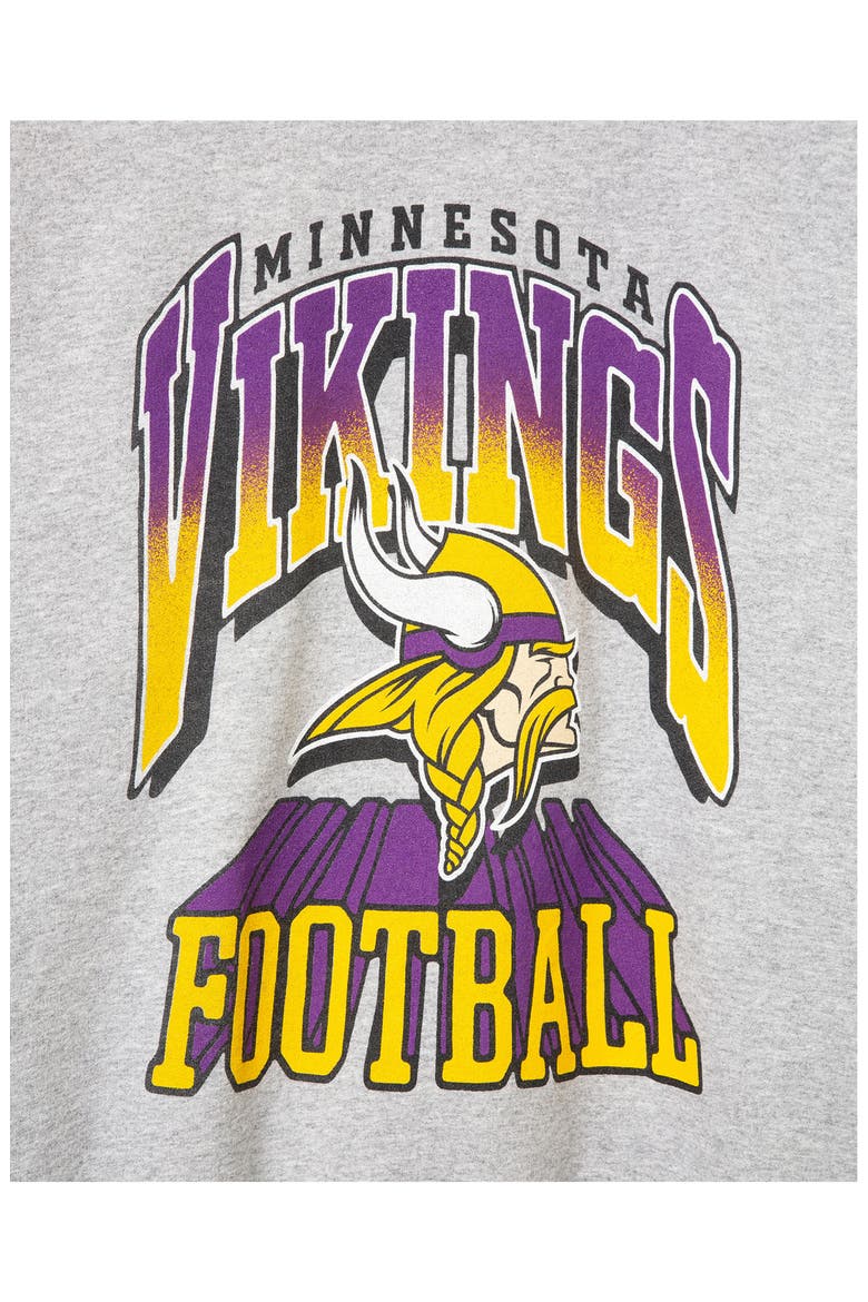 Vikings All Pro Crewneck Sweatshirt, Alternate, color, HEATHER GREY