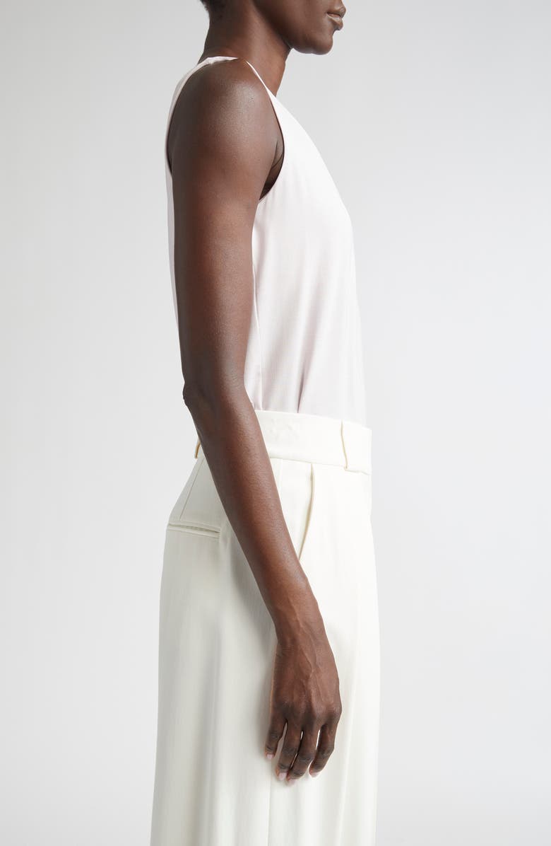 ST. JOHN Polished Stretch Jersey Tank, Alternate, color,