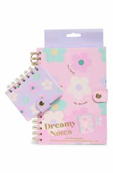 SIMPLE PLEASURES Dreamy Notes Notebook & Mini Keychain Notebook Set