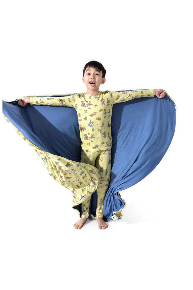 Kids' Teddy Bear Picnic Set of 2 Piece Pajamas, Alternate, color, Teddy Bear Picnic
