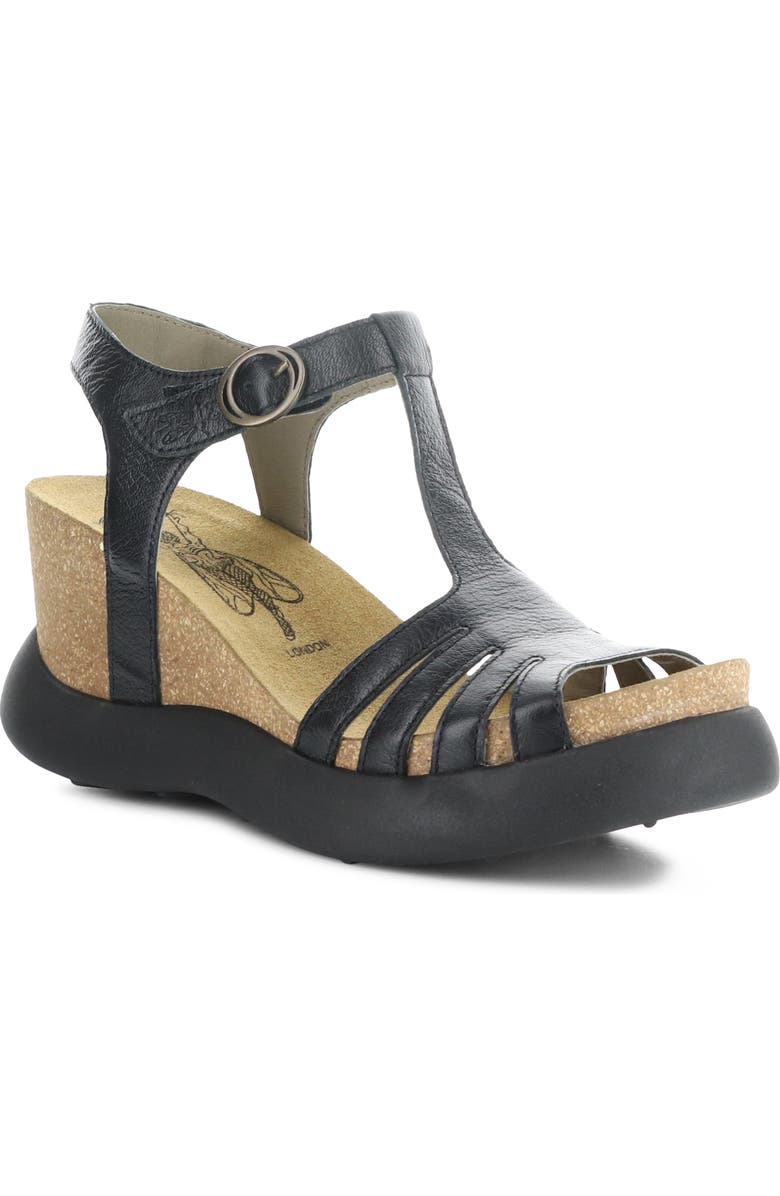 Fly London Gait Platform Wedge Sandal, Main, color,