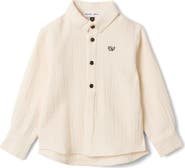 Charlotte & George Crest Emboidered Long Sleeve Shirt