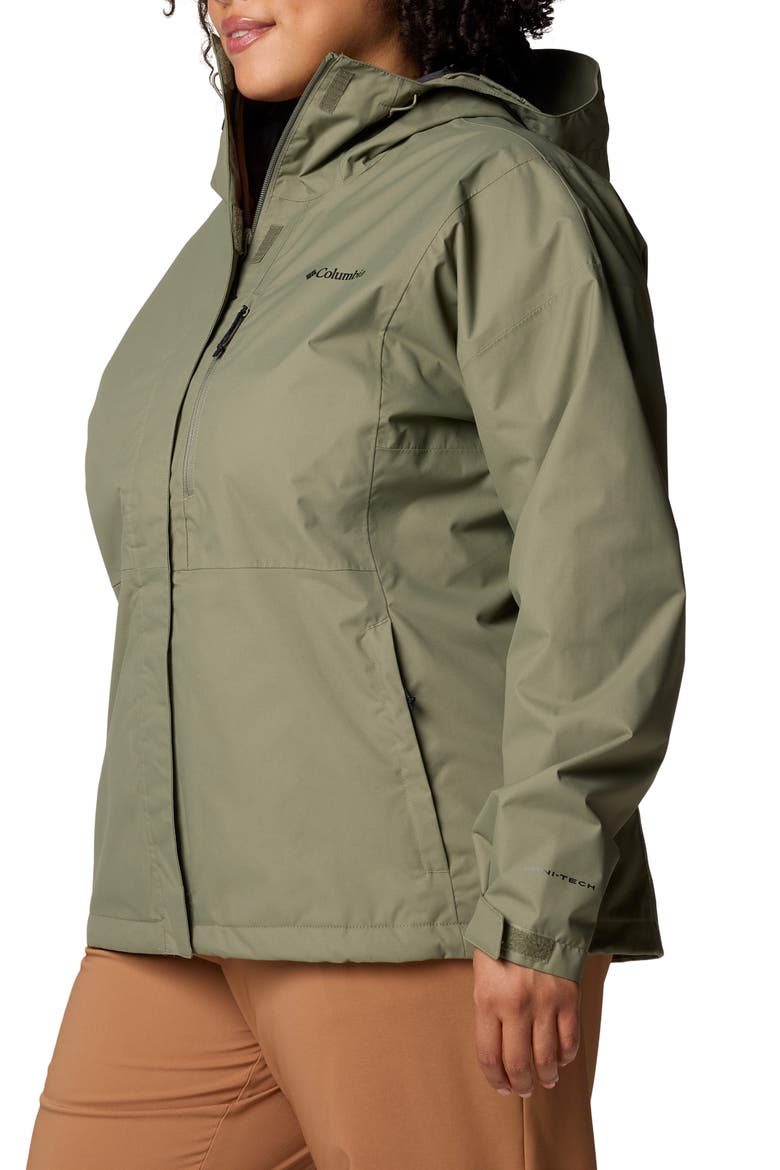 Hikebound II Waterproof Jacket, Alternate, color, STONE GREEN