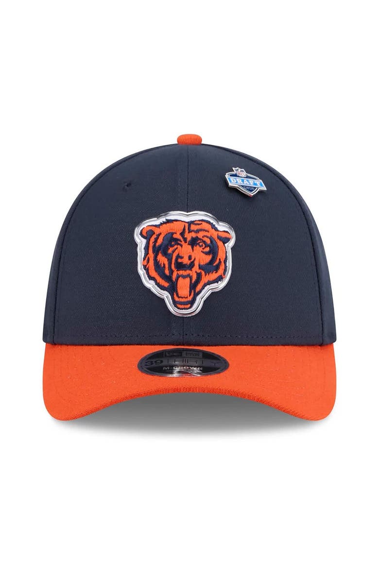 New Era Men's New Era  Navy/Orange Chicago Bears 2026 NFL Draft 39THIRTY M-Crown Flex Hat, Alternate, color, Navy