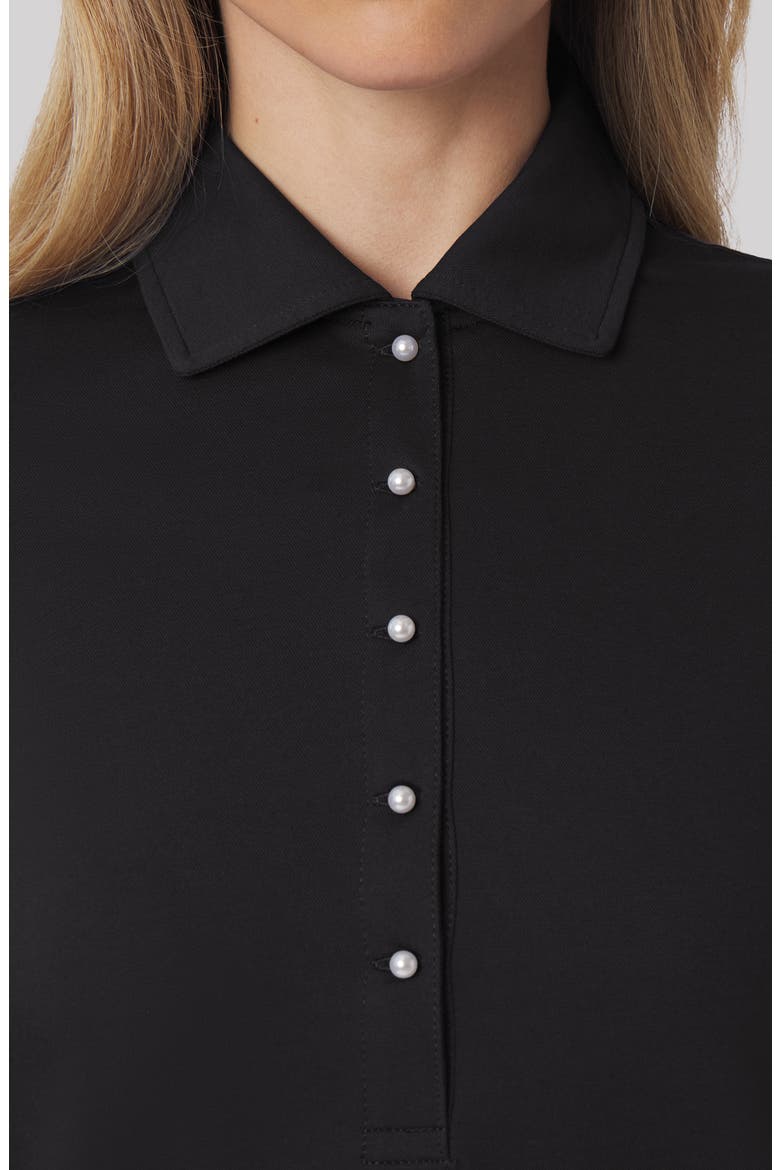 Suki Polo, Alternate, color, BLACK
