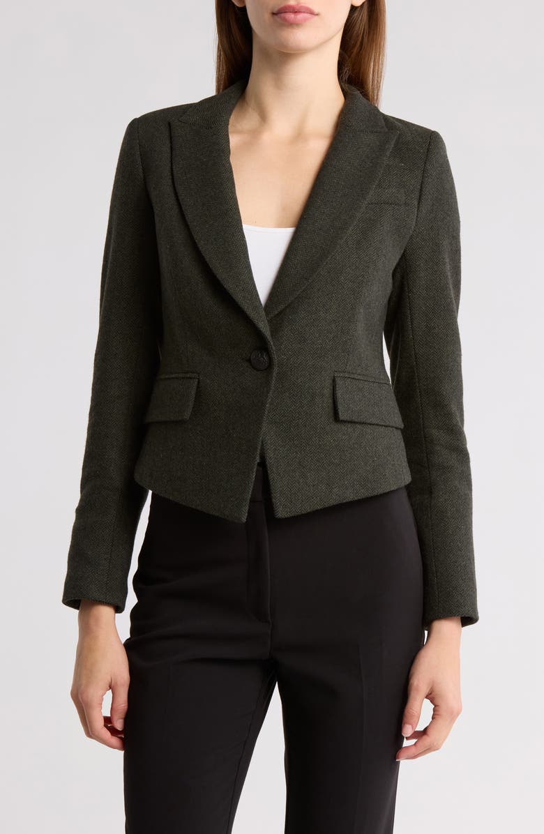 Veronica Beard Hosanna Crop Dickey Jacket, Main, color,