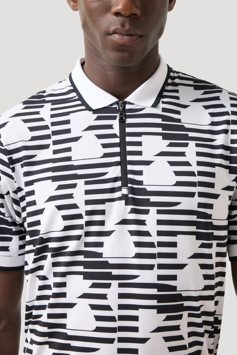 Valentin Functional Short-Sleeved Top, Alternate, color, White/black