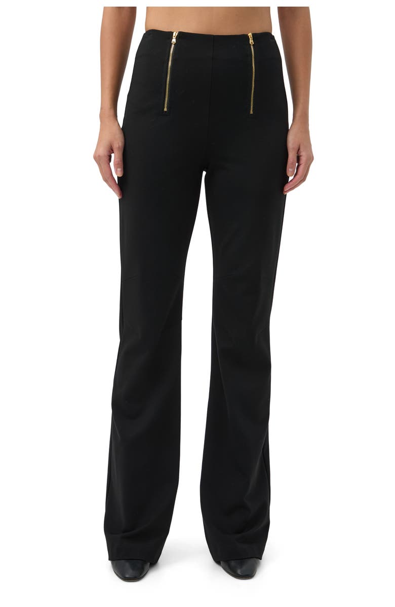 Trina Turk Kiara Ponte Pant, Main, color, Black