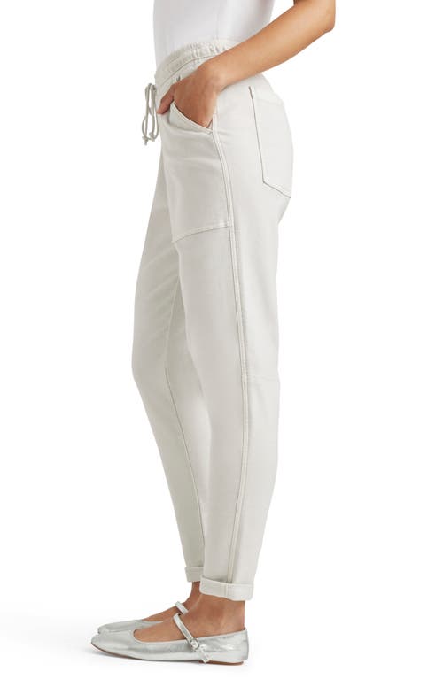 Splendid Carly Cotton Blend Drawstring Pants In White