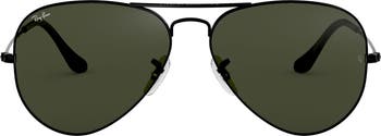 Ray ban aviator black 58mm deals