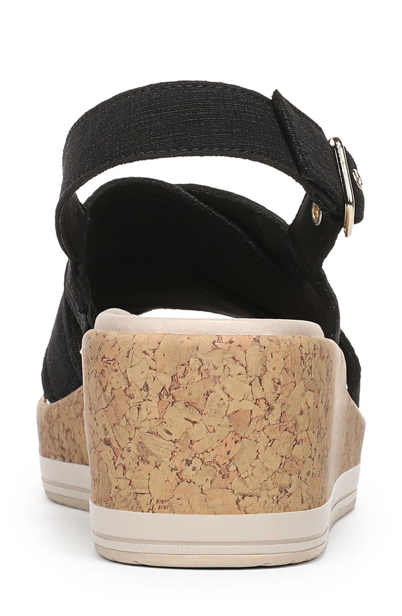 LifeStride Rye Slingback Sandal - Wide Widths Available, Alternate, color, Black