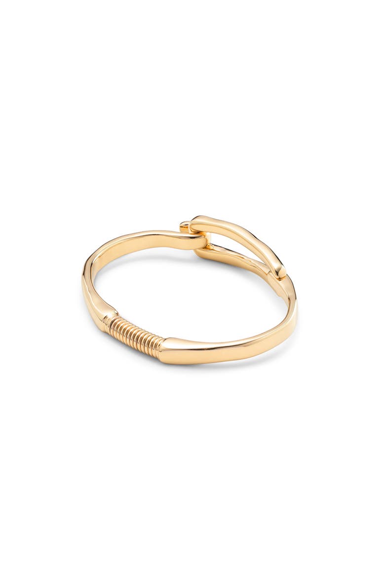 Anchor Buckle Bangle, Alternate, color, Gold