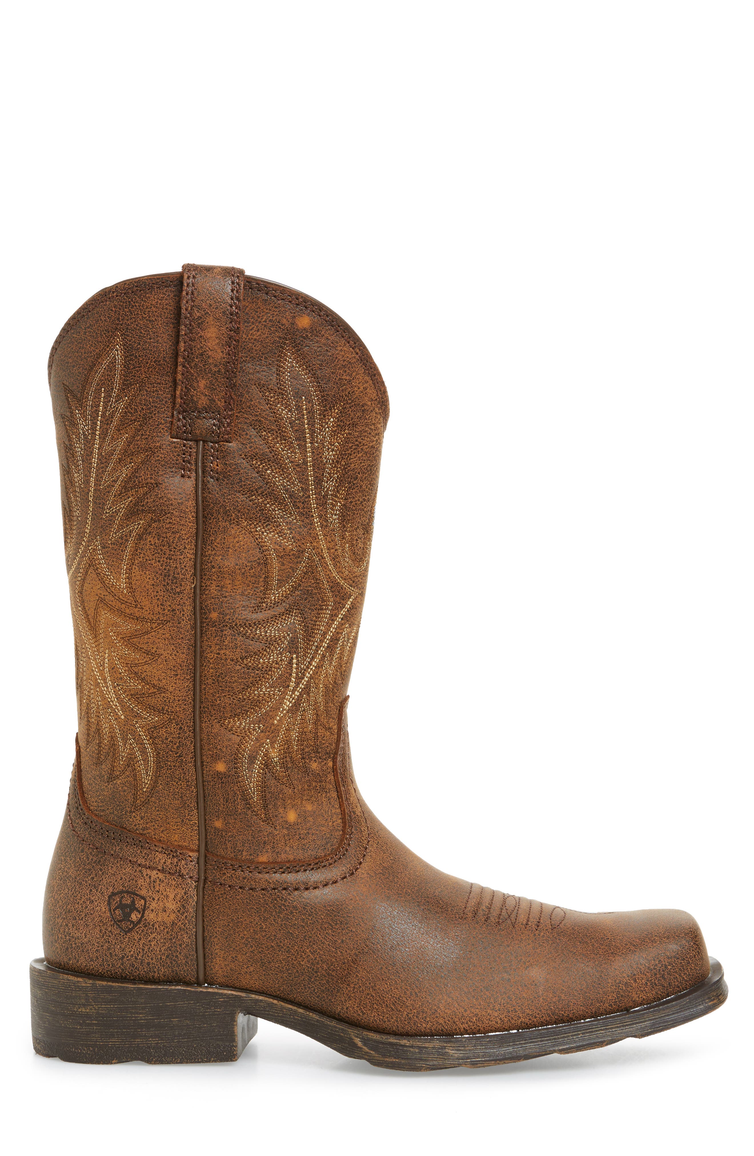 Ariat Western Rambler Cowboy Boot, Alternate, color, 