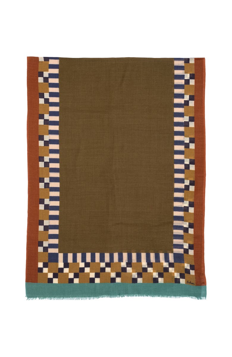 Echo Soho Geo Wrap, Main, color, Olive