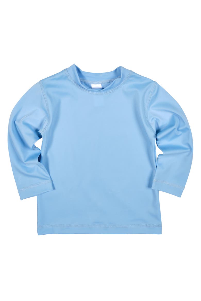 Long Sleeve Rashguard, Main, color, Blue
