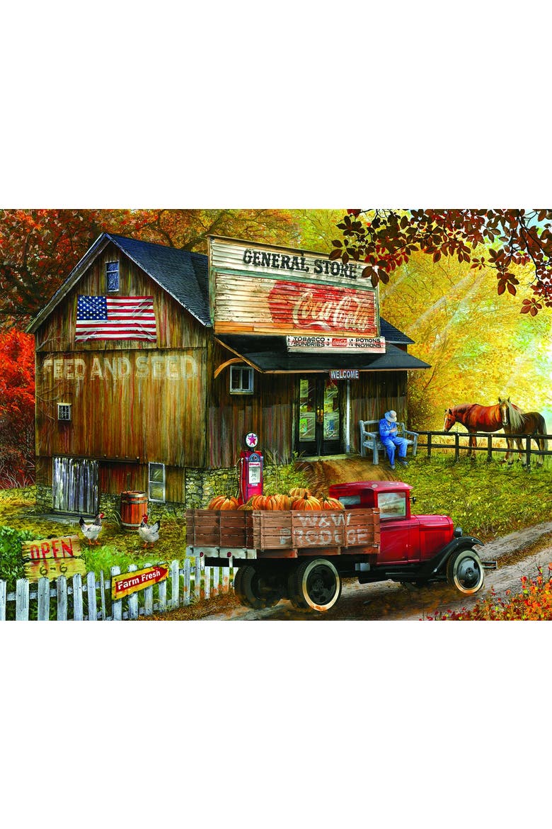 Feed and Seed General Store 1000 piece Jigsaw Puzzle for Adults, Alternate, color, Multicolor