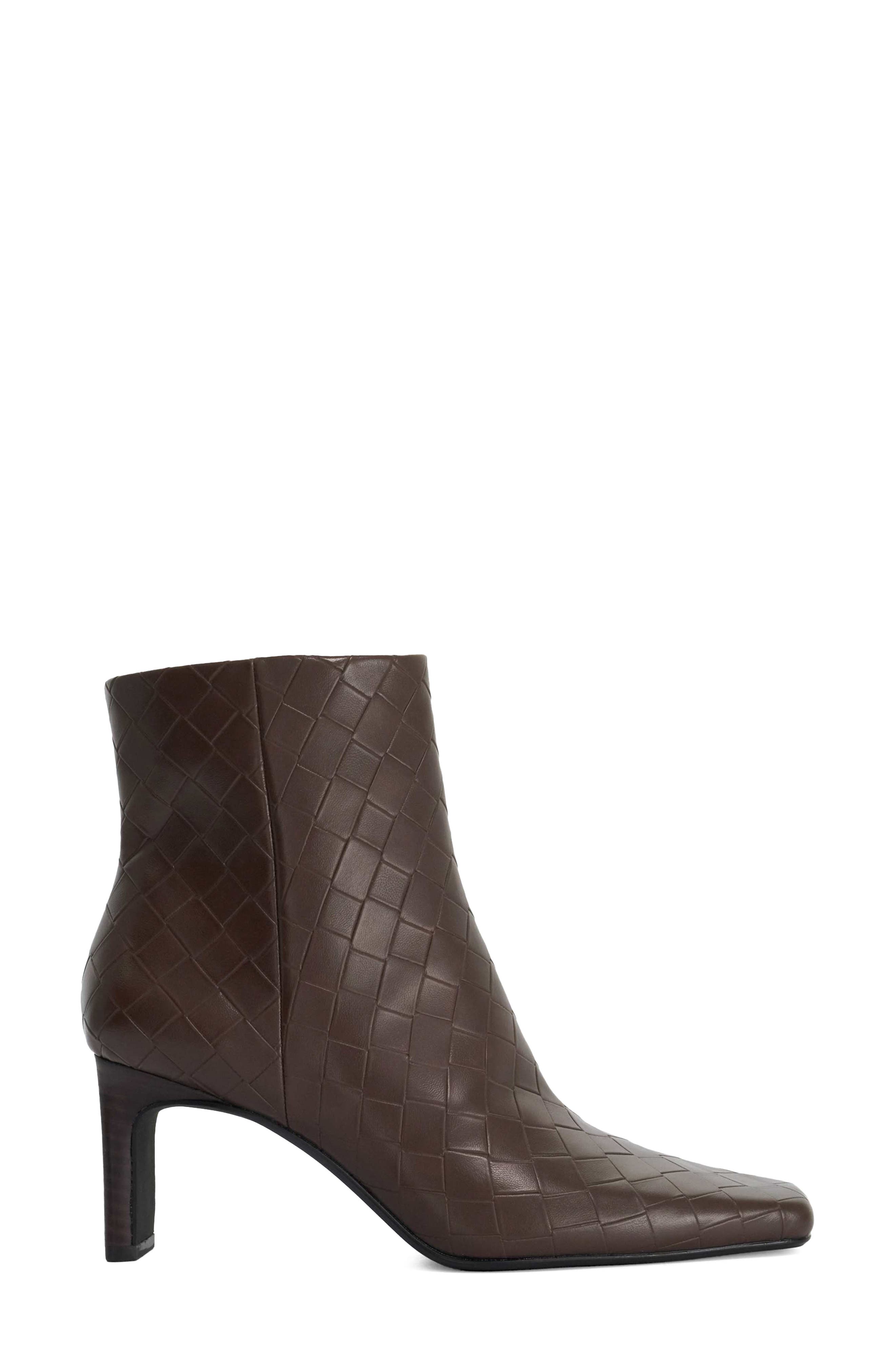 Occur Faux Leather Bootie, Alternate, color, CHOCOLATE