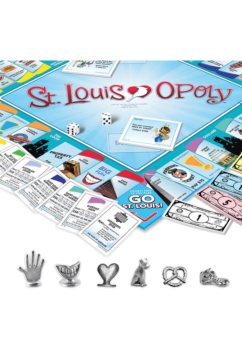 St. Louisopoly Monopoly Board Game, Alternate, color, Multicolored