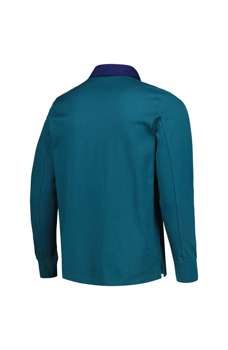 adidas Men's adidas 2023 Player Green LA Galaxy Travel Long Sleeve Polo, Alternate, color, Green