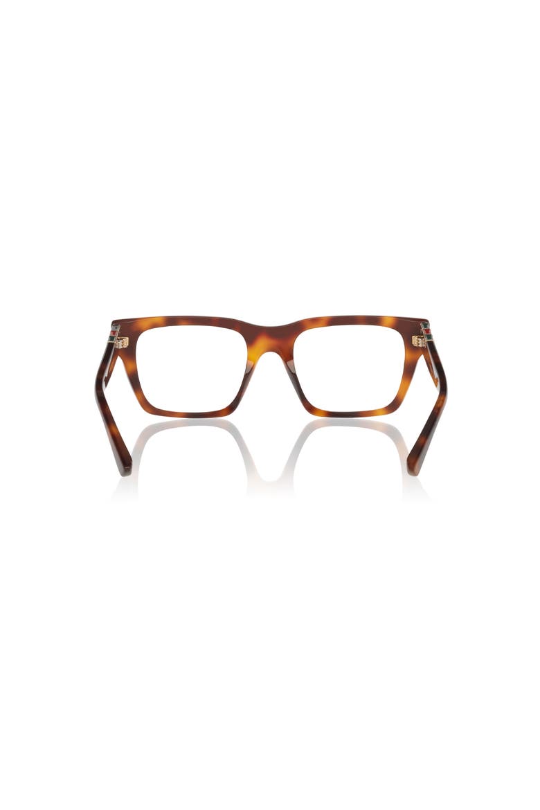 53mm Rectangle optical glasses, Alternate, color, Tortoise