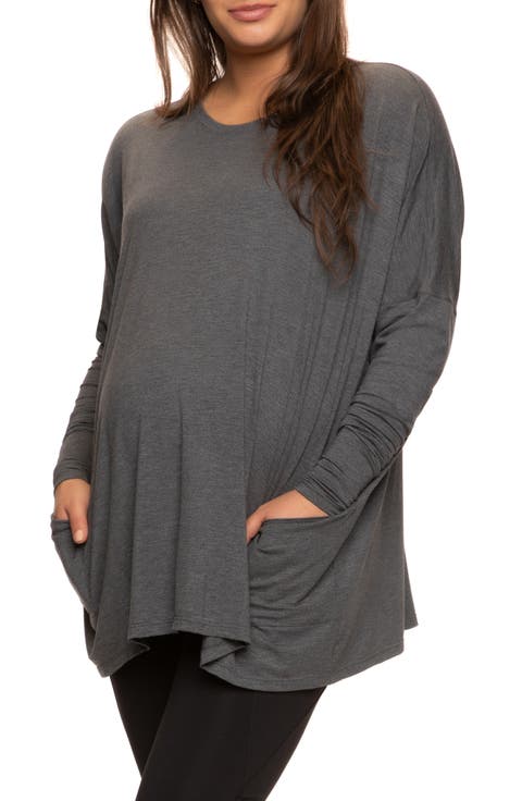 Stretch Modal Maternity Pajama Top