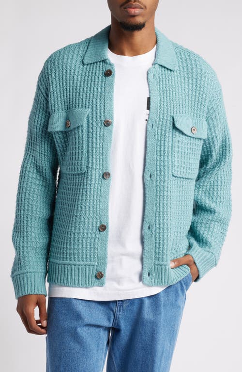 Obey JJ Sweater Jacket in Coronet Blue 