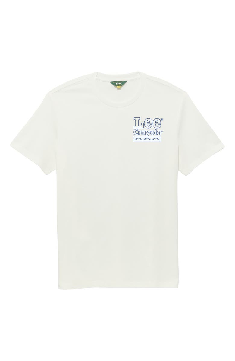 Lee x Crayola Buddy Graphic T-Shirt, Alternate, color, Bright White