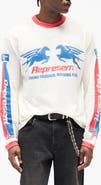 Represent Long Sleeve Cotton Graphic T-Shirt