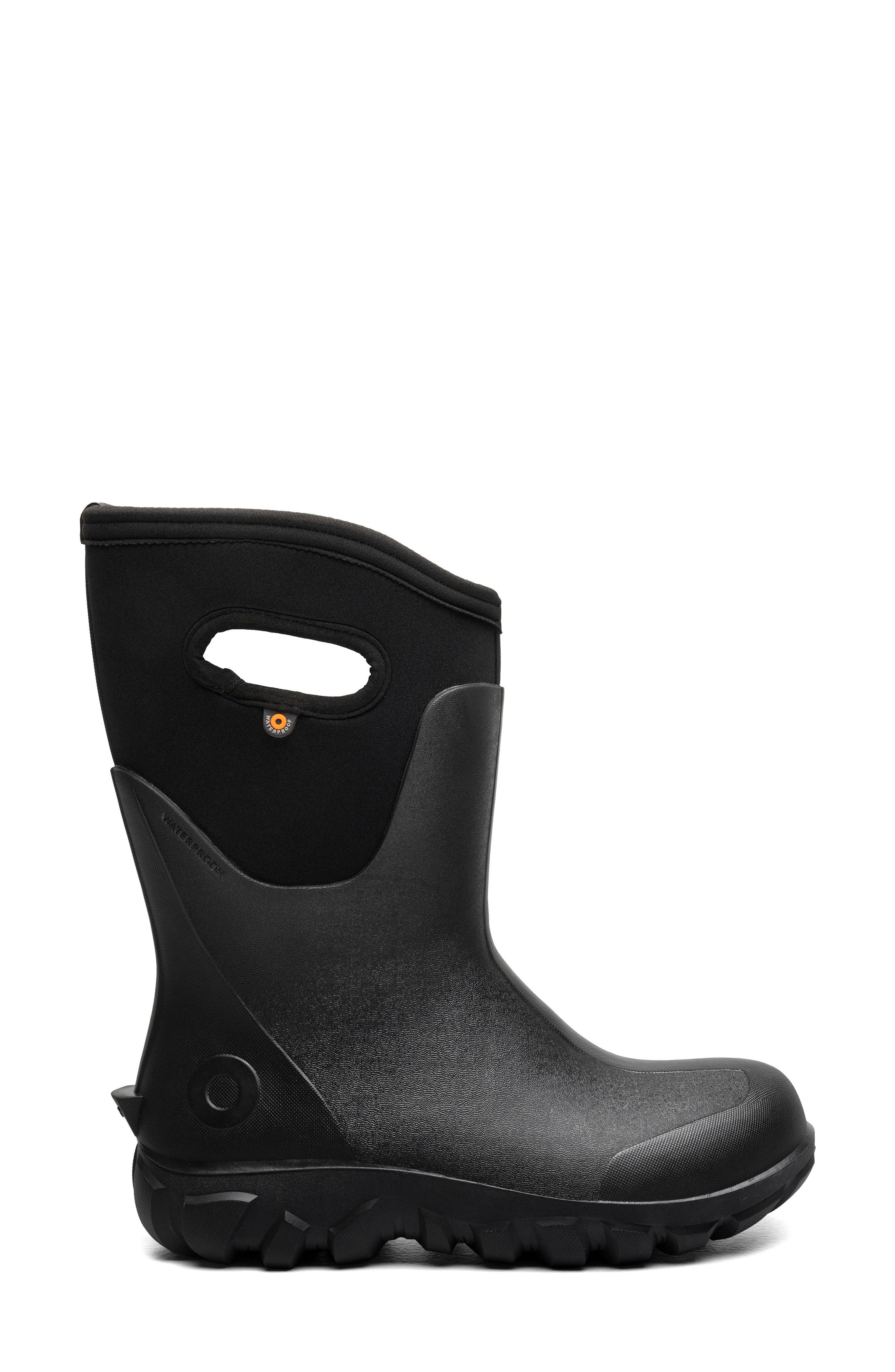 Bogs Classic Seamless Tall Rain Boot, Alternate, color, Black