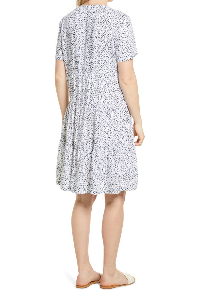 Coley Print Tiered Shift Dress, Alternate, color, ITSY DITSY