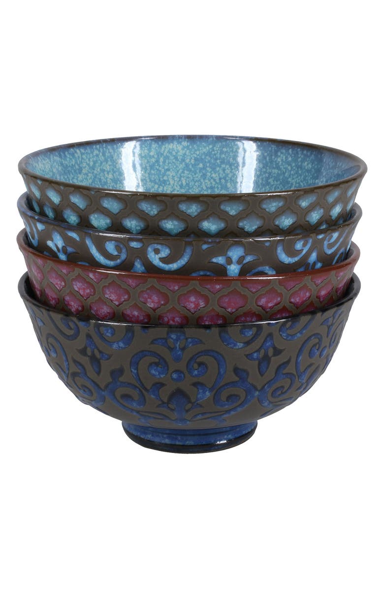 BIA Cordon Bleu Set of 4 Assorted Ceramic Bowls, Alternate, color, Multi