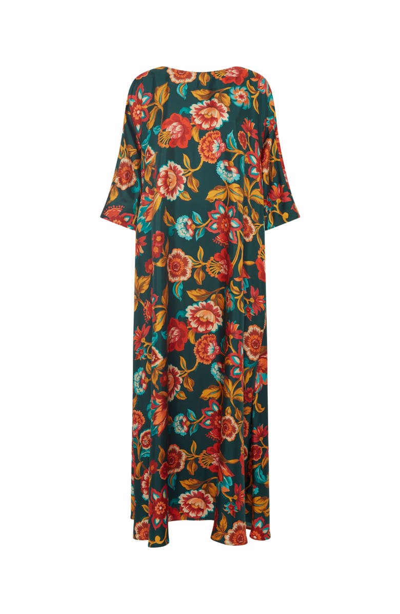 La DoubleJ Muumuu Dress Round Neck Hottie Emerald, Alternate, color, 