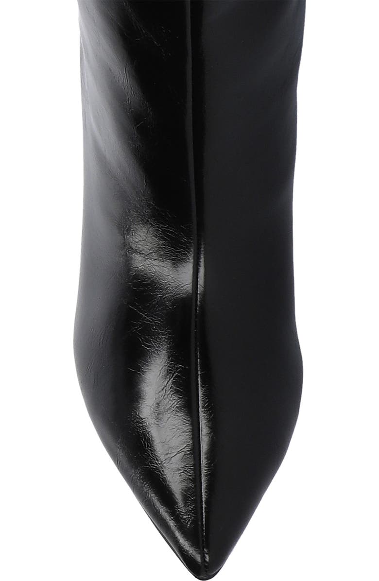 Journee Collection Rehela Boot - Wide Width & Wide Calf, Alternate, color, Black Patent