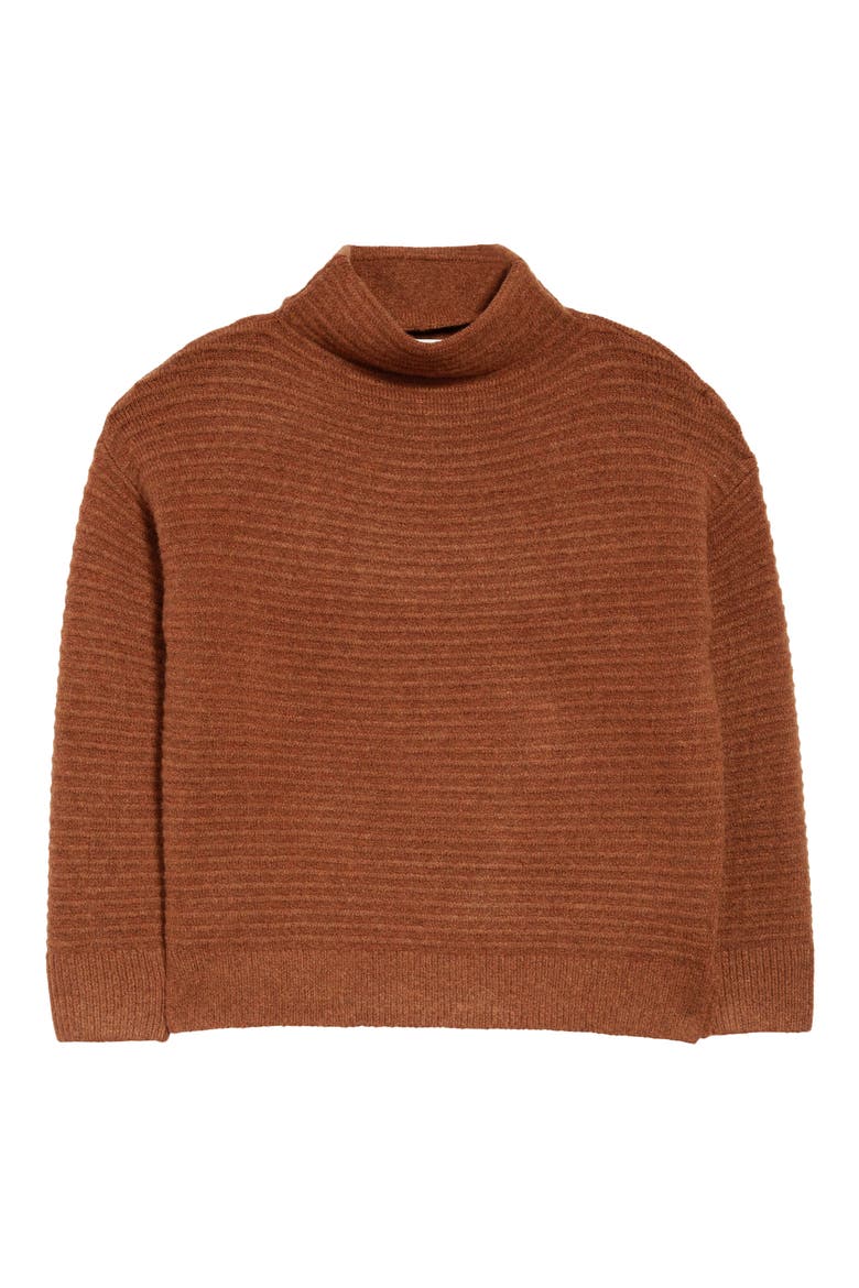 Belmont Mock Neck Sweater, Alternate, color, HTHR AFTERGLOW