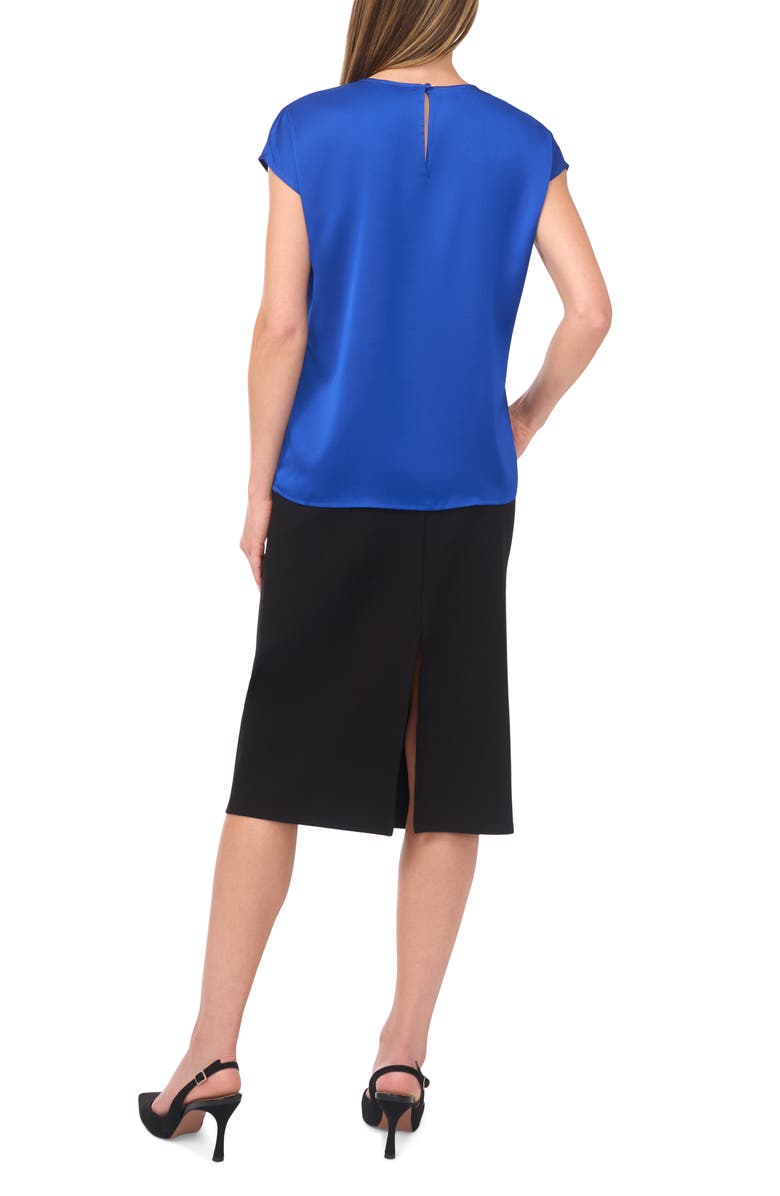 Halogen<sup>®</sup> Charmeuse Top, Alternate, color, Opulant Blue