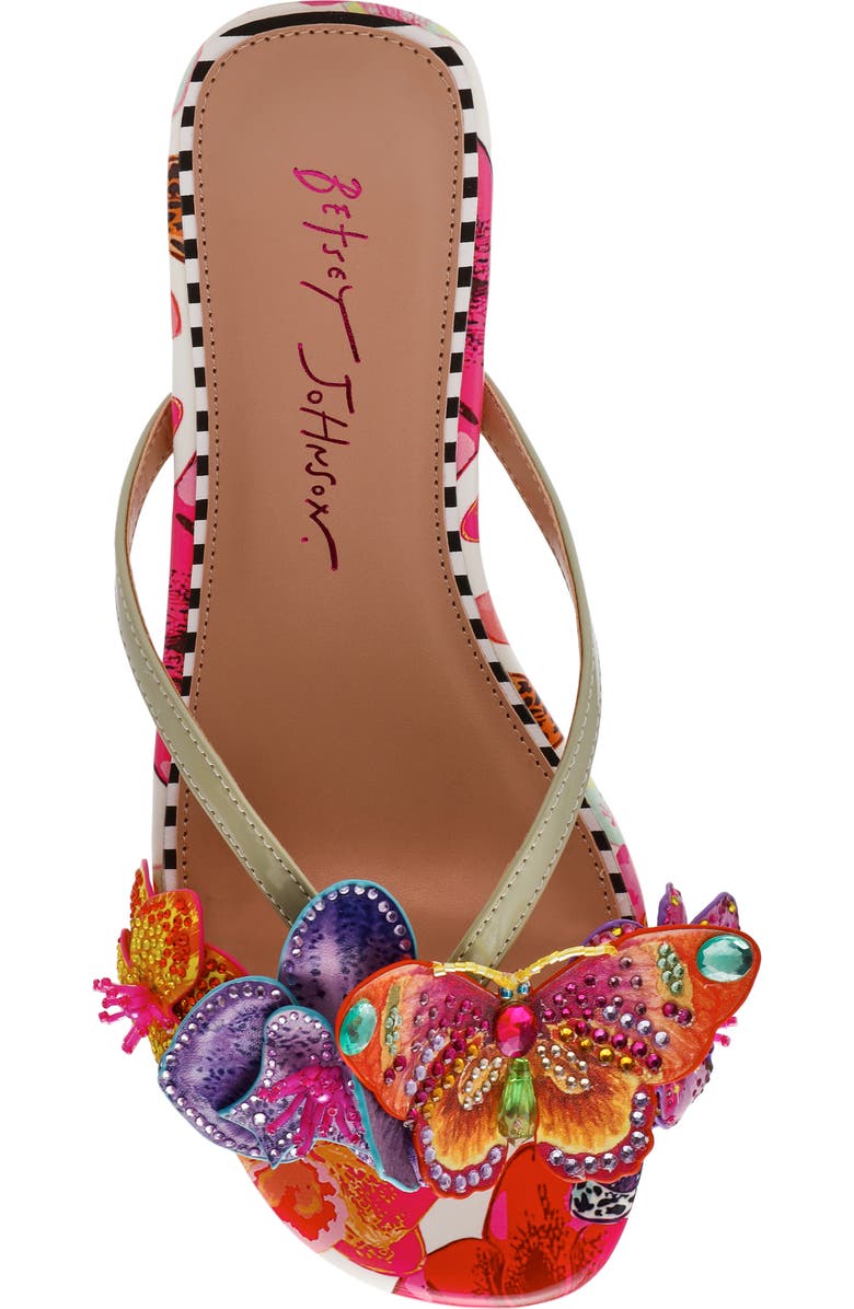 Betsey Johnson Nicolle Sandal, Alternate, color, White Multi